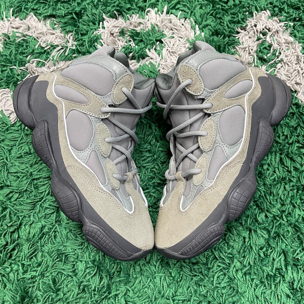 adidas Yeezy 500 High Mist Slate Sneakers Shoes sz 6.5 Pre Owned No Box
